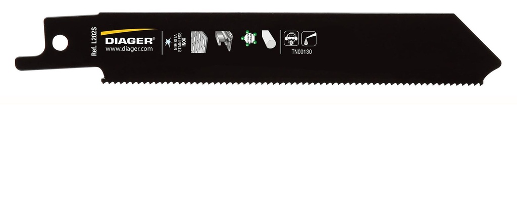 DIAGER - SCIE SABRE POUR INOX, ACIER ET PLASTIQUE