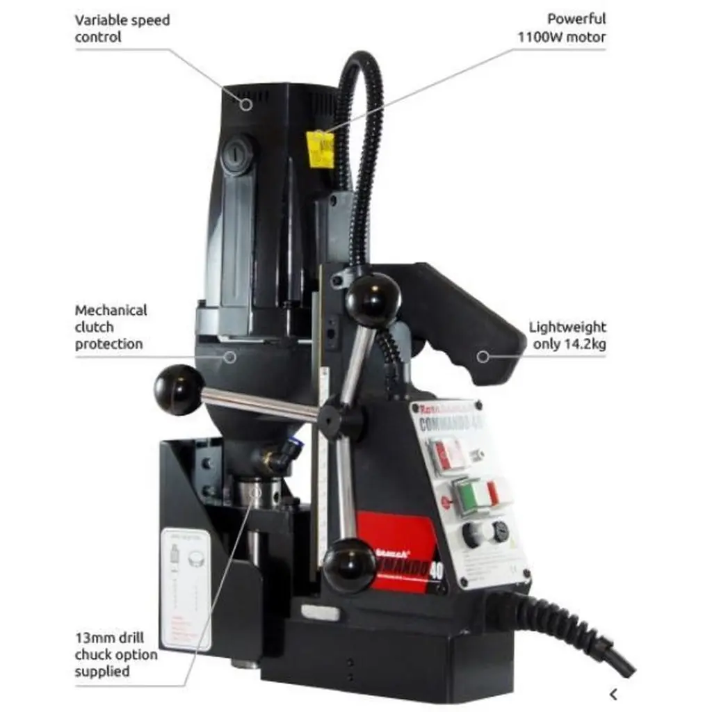 ROTABROACH - FOREUSE MAGNETIQUE COMMANDO 40