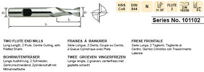 YG-1 HSSCO8(M42) 2FL N30˚ LONG E/M