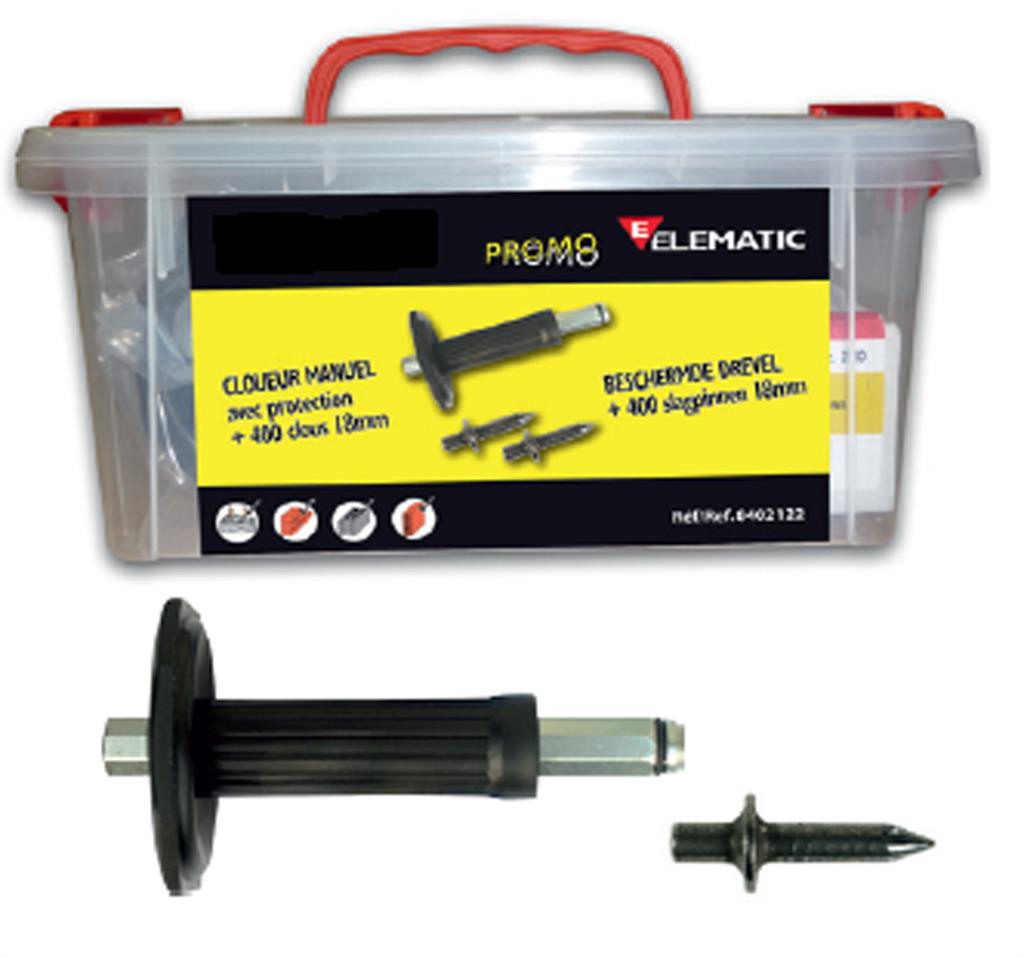 ELEMATIC-ELFIX - DREVEL EN 400 SLAGPINNEN
