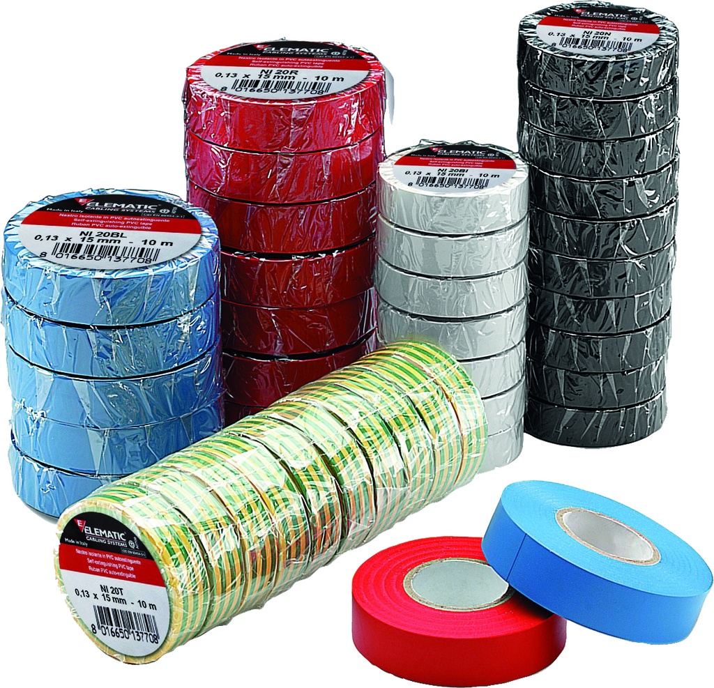 ELEMATIC-ELFIX - INSULATING TAPE TECO PVC GREY
