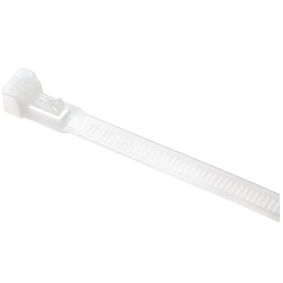 ELEMATIC-ELFIX - CABLE TIE WHITE RELEASABLE