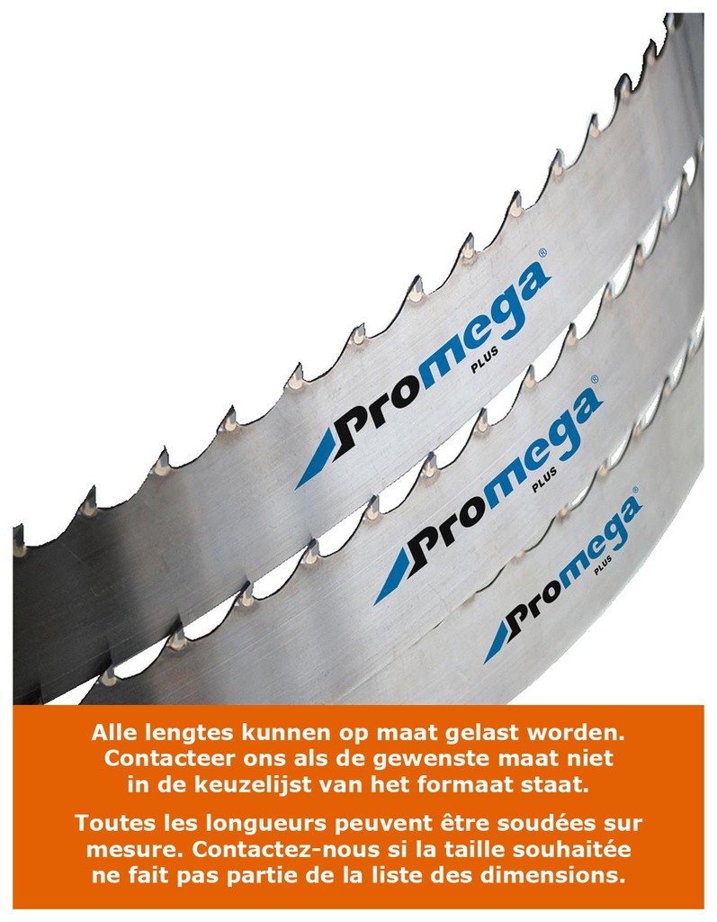 PROMEGA SAWS - BANDZAAG PROMEGA UNIVERSAL PLUS HOOGTE 41 X 1,27 MM