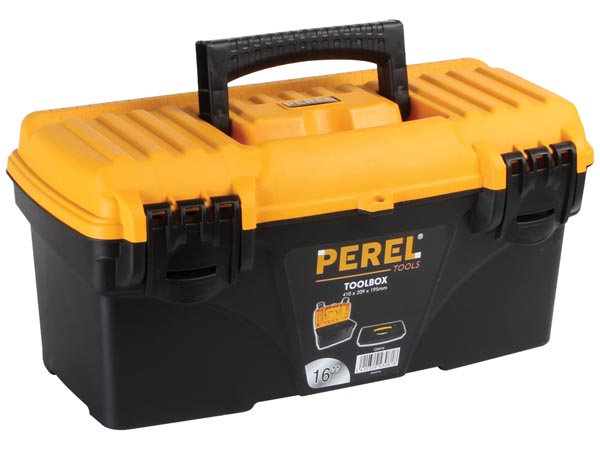PROMEGA - COFFRE A OUTILS NOIR/ORANGE
