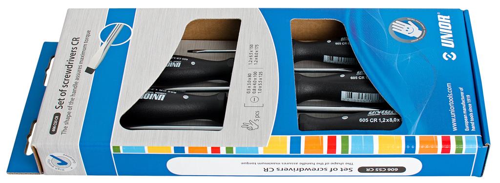 UNIOR - SCREWDRIVER SET CR