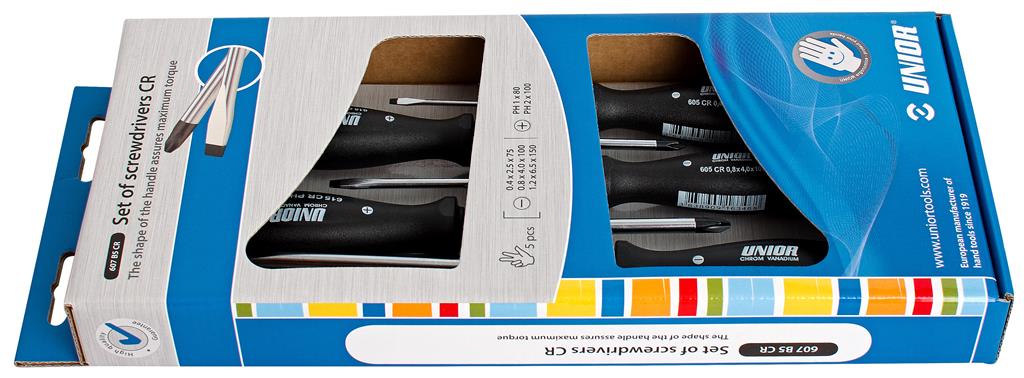 UNIOR - SCREWDRIVER SET CR