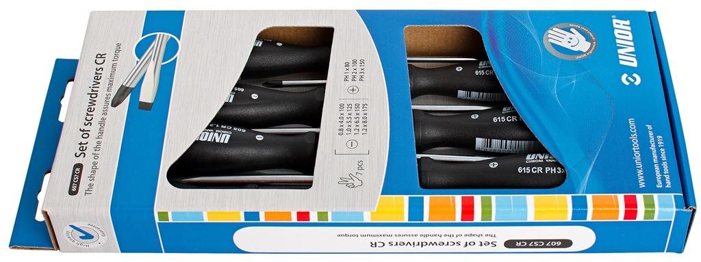 UNIOR - JEU DE TOURNEVIS CR PLAT-PHILIPS