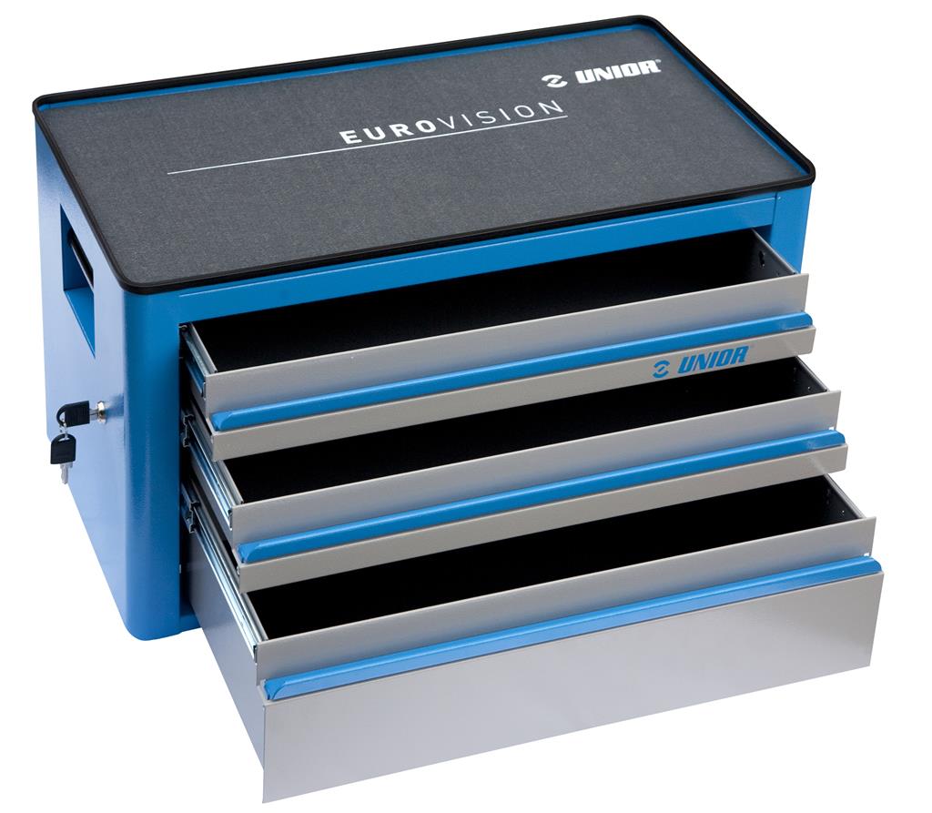 UNIOR - TOOL CHEST EUROVISION - 3 COMPARTMENTS
