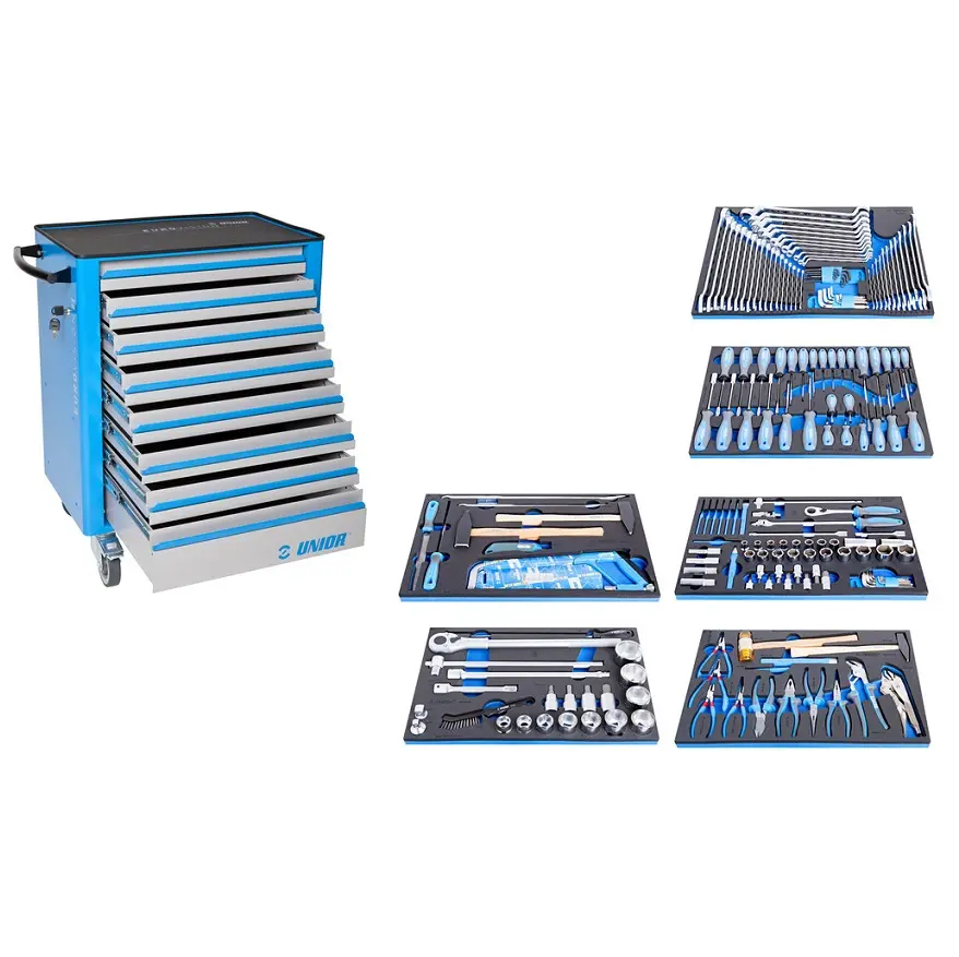 UNIOR - SET OF TOOLS FOR SERVICING HEAVY MACHINERY AND VEHICLES