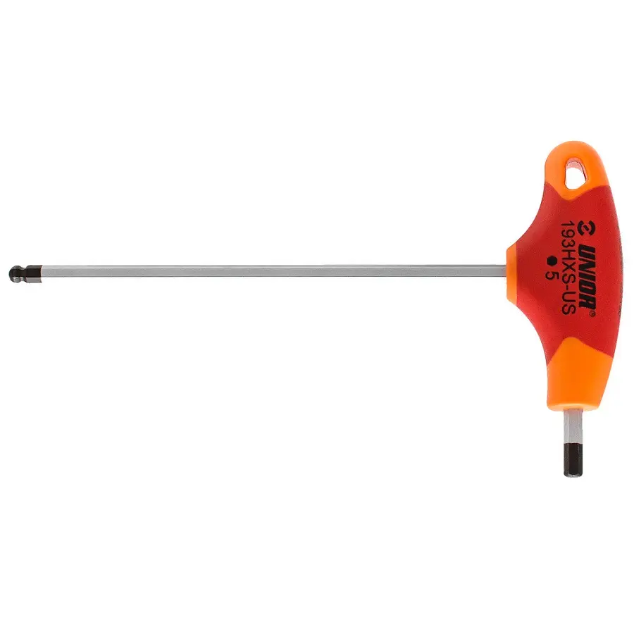 UNIOR - T HANDLE HEX TOOL - BALL END