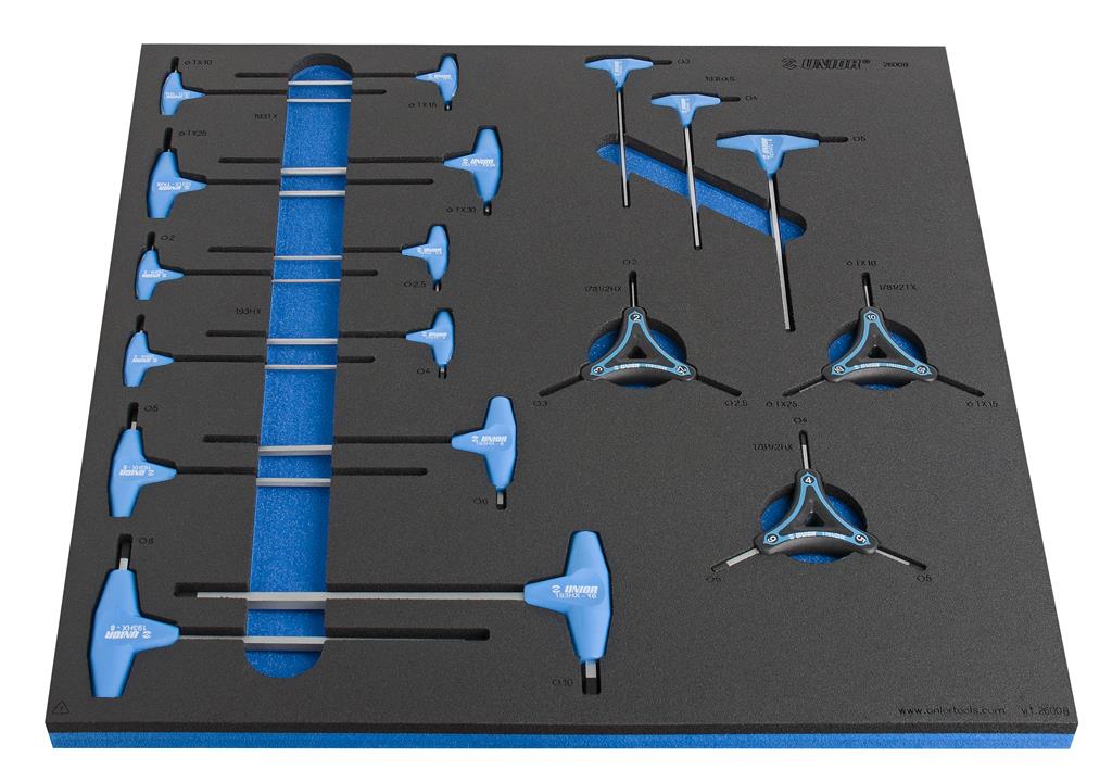 UNIOR BIKE - SOS SET POIGNÉE HEXAGONALE, CLÉ TORX
