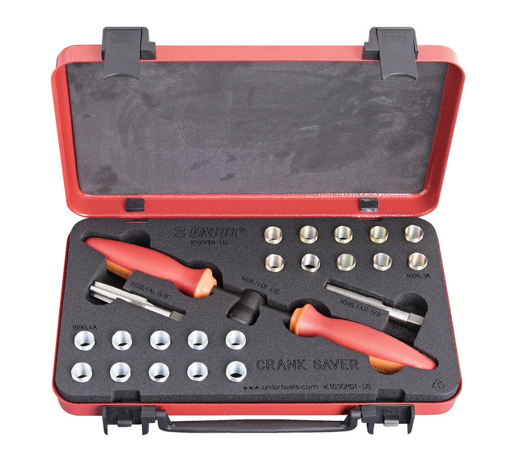 UNIOR BIKE - CRANK SAVER - PEDAL THREAD REPAIR AND INSERT KIT