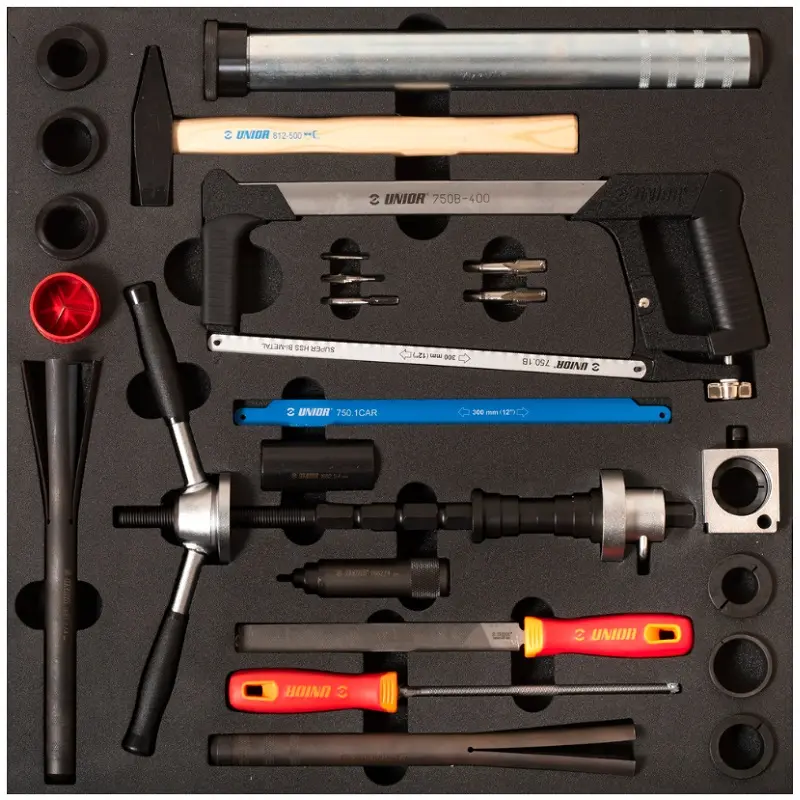 UNIOR BIKE - SET OF TOOLS IN TRAY 2 FOR 2600C - FRAME AND FORK TOOLS