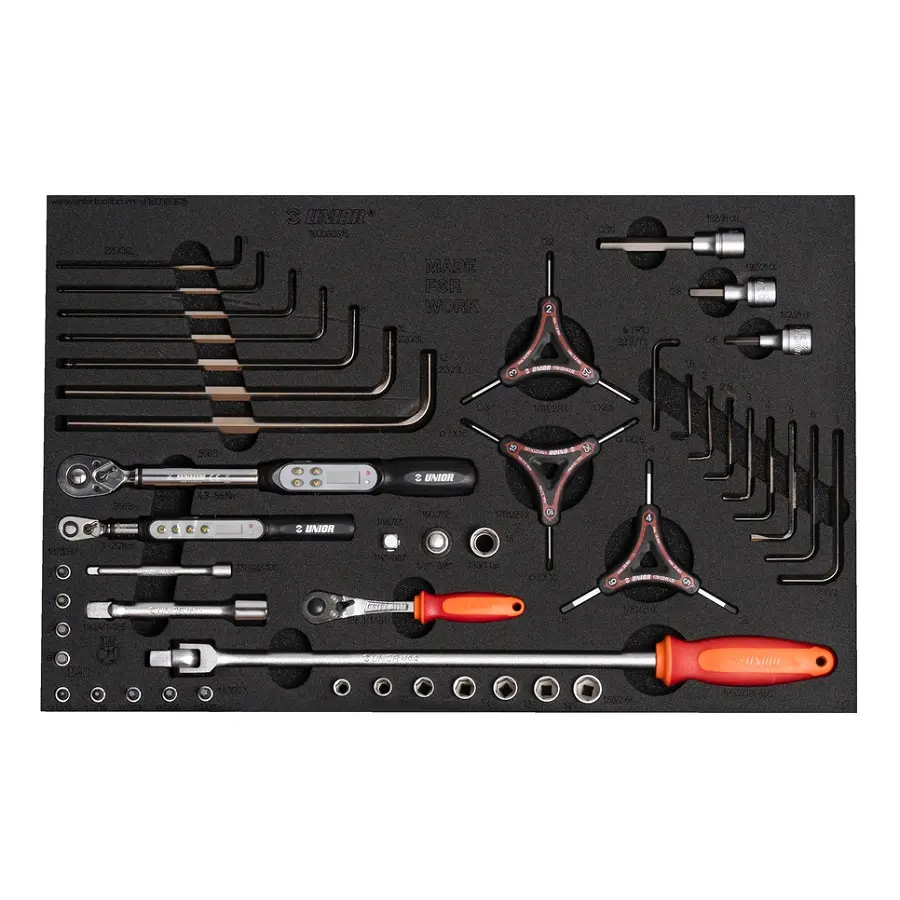 UNIOR BIKE - SET FIETSGEREEDSCHAP IN SOS TOOL TRAY