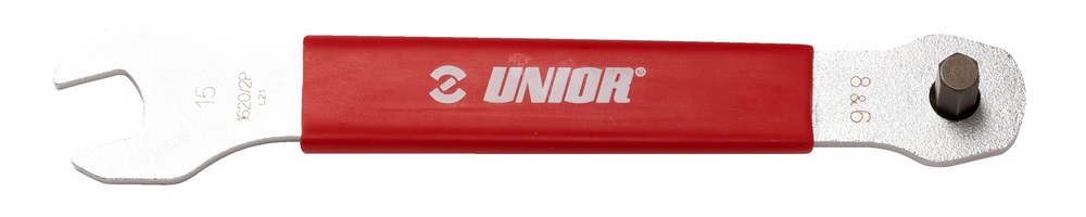 UNIOR BIKE - 3 IN 1 PEDAL WRENCH, (15MM, 6MM HEX AND 8MM HEX)
