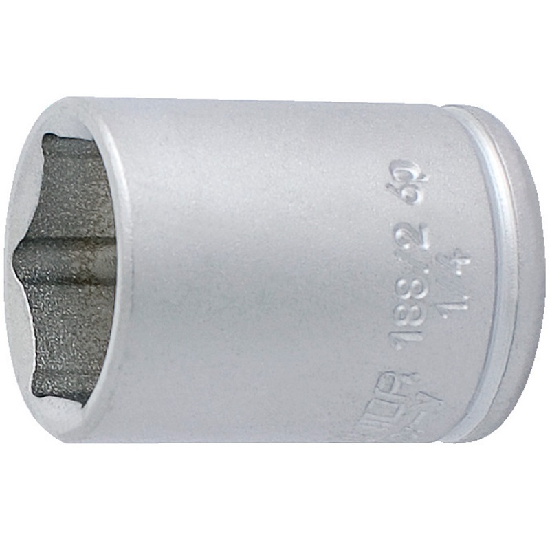UNIOR - DOP 1/4" - 6-KANT - KORT