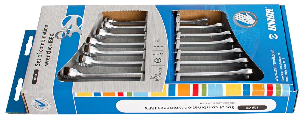 UNIOR - SET COMBI SLEUTELS IBEX