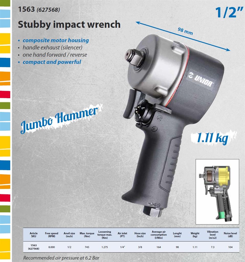 UNIOR - STUBBY IMPACT WRENCH