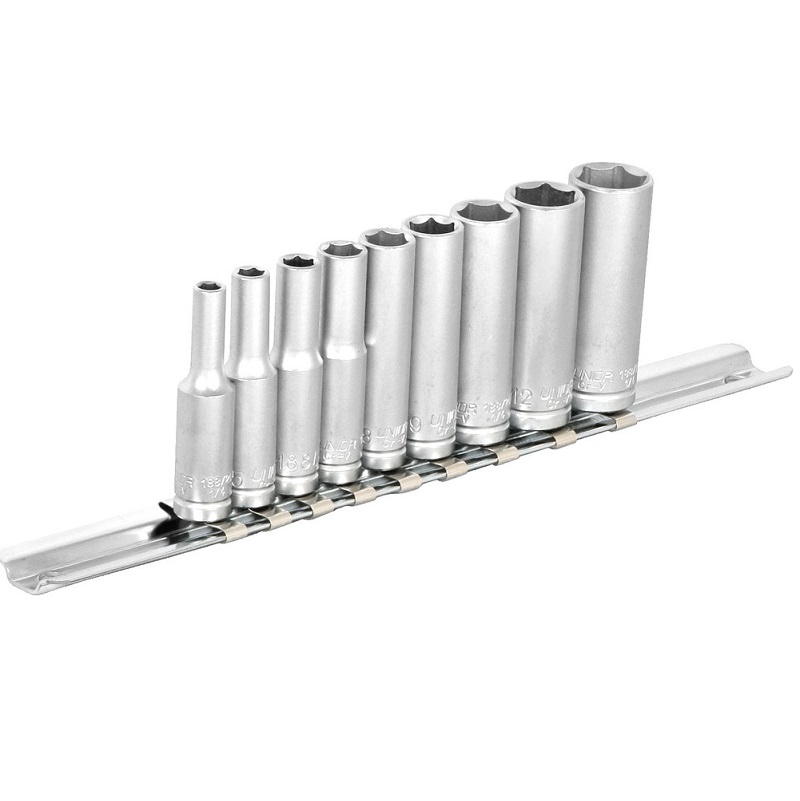 UNIOR - SET DOPPEN RAIL 1/4" LANG