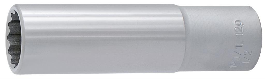 UNIOR - SOCKET 1/2", LONG TYPE, 12 POINT