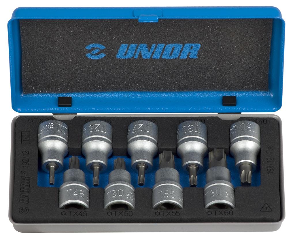 UNIOR - JEU DE DOUILLES TOURNEVIS 1/2"