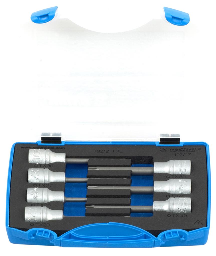 UNIOR - JEU DOUILLE TOURNEVIS 1/2" LONG