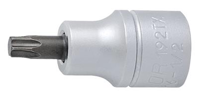 UNIOR - SCREWDRIVER SOCKET 1/2" WITH TX PROFILE