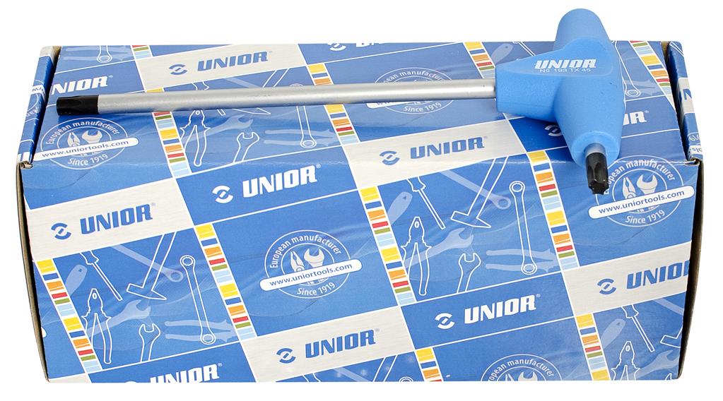 UNIOR - JEU CLE MALE POIGNEE TETE TORX