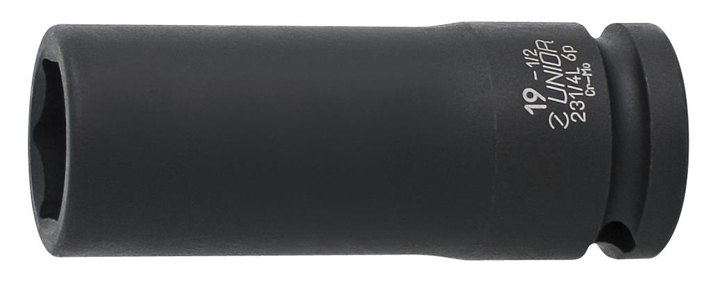 UNIOR - SLAGDOP 1/2" - 6-KANT - LANG