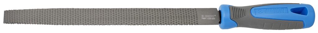 UNIOR - HALF-ROUND RASP WITH HANDLE, HALF SMOOTH
