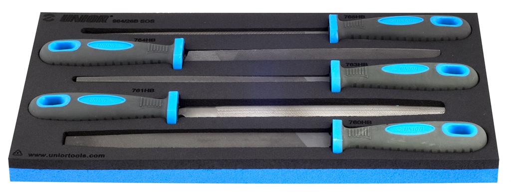 UNIOR - SET OF BASTARD FILES IN SOS TOOL TRAY