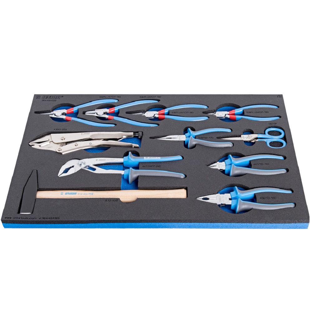 UNIOR - BI PLIERS SET + HAMMER