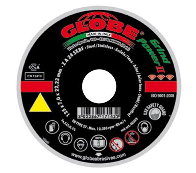 GLOBE - GRINDING AND DEBURRING DISC GRIND POWER