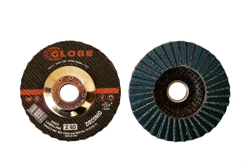 GLOBE - DISQUE A LAMELLES FIBRE INOX