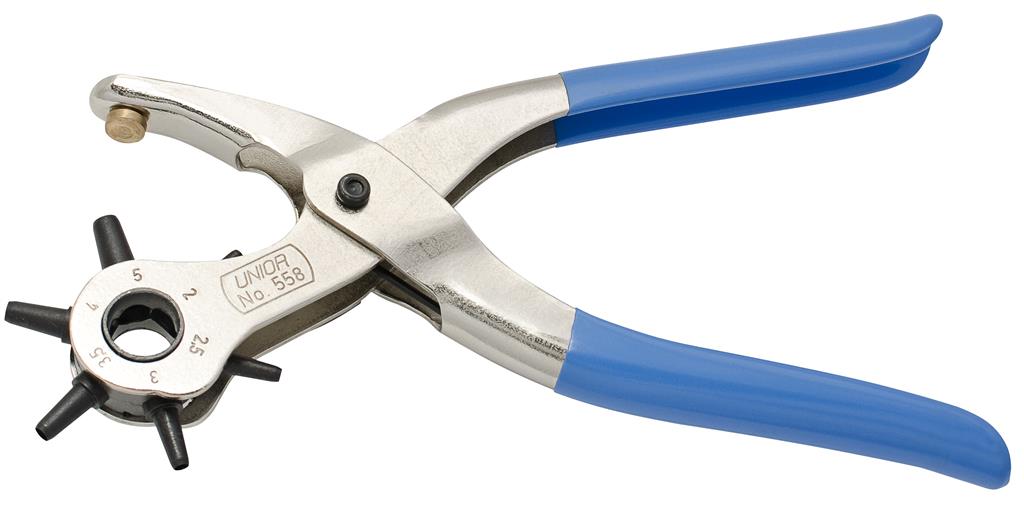 UNIOR - REVOLVING PUNCH PLIERS WITH 6 PUNCHES