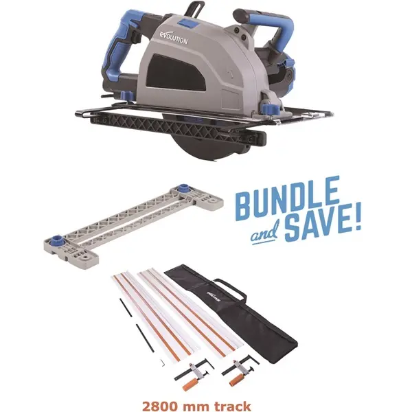 EVOLUTION POWER TOOLS - COMBOPACK S210CCS + TRACK ADAPTOR + ST2800G2