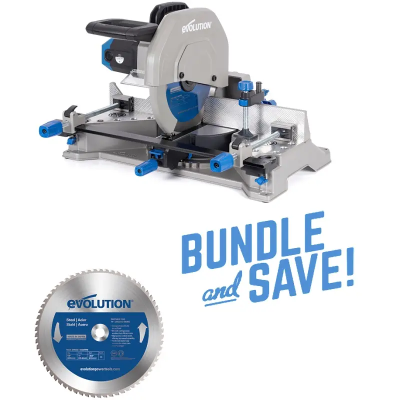 EVOLUTION POWER TOOLS - ENSEMBLE S355MCS + LAME ACIER