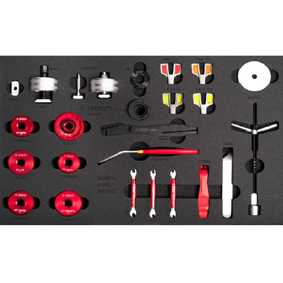 UNIOR BIKE - SET FIETSGEREEDSCHAP IN SOS TOOL TRAY