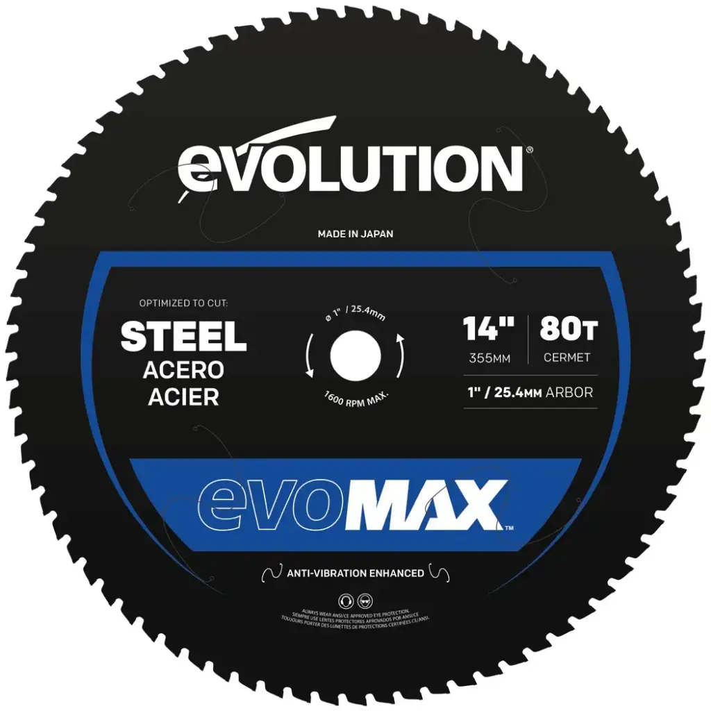 EVOLUTION POWER TOOLS - EVOMAX ZAAGBLAD ZACHT STAAL - CS