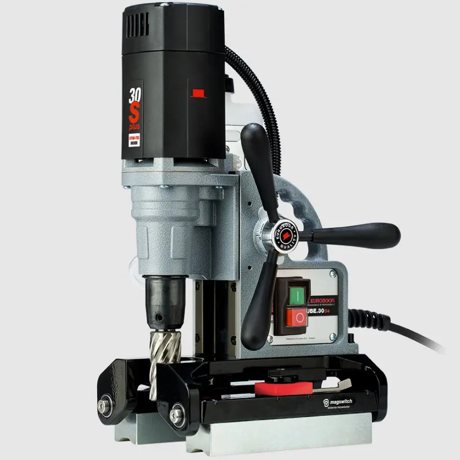 EUROBOOR - MAGNEETBOORMACHINE VOOR BUIZEN TUBE.30S+