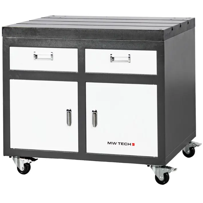 MWTECH - MOBILE WORKBENCH CAST IRON WORKTOP