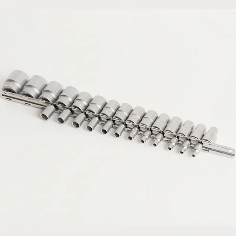 UNIOR - SET DOPPEN OP RAIL 1/2" EN 1/4"