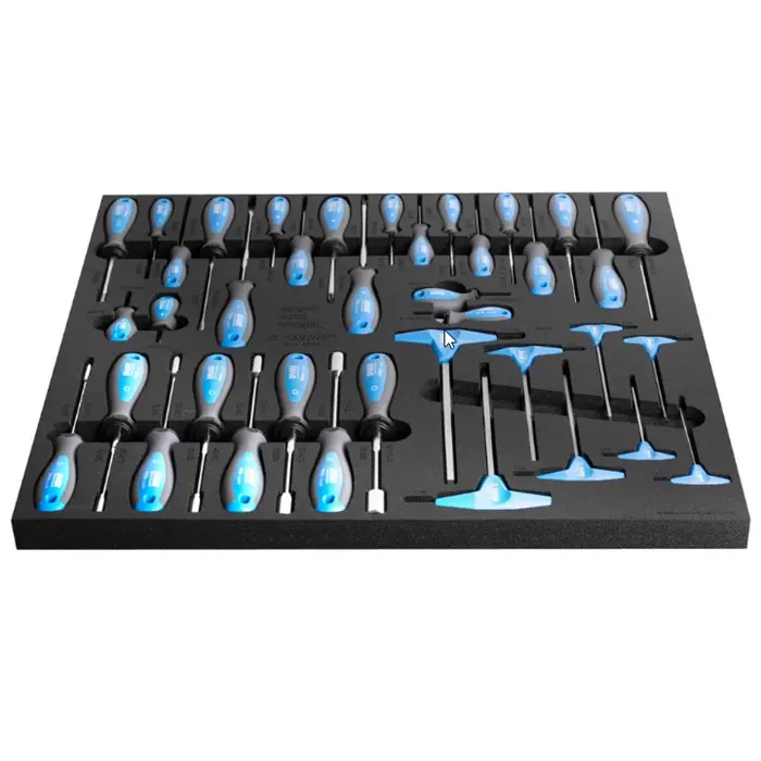 UNIOR - SET SCHROEVENDRAAIERS IN TRAY VOOR 1020A