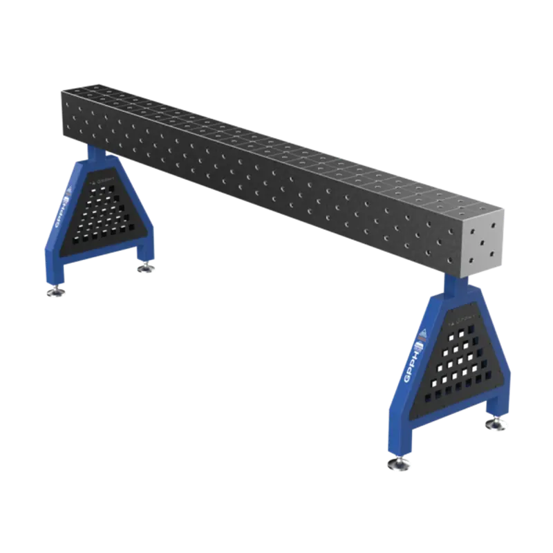 GPPH - WELDING SUPPORT TRESTLE PLUS ON FEET 28 MM DIAGONAL GRID