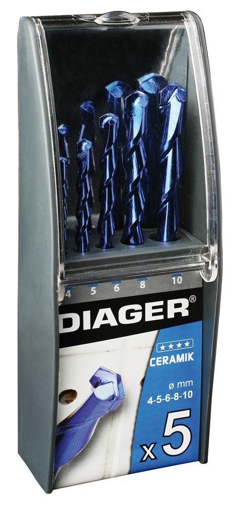 DIAGER - SET CERAMIC DRILLS