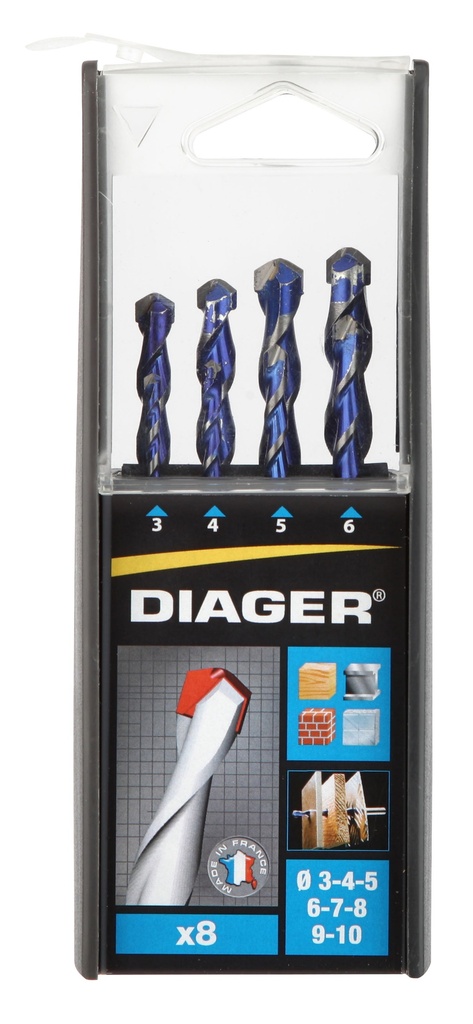DIAGER - SET BOREN MULTI GEBRUIK