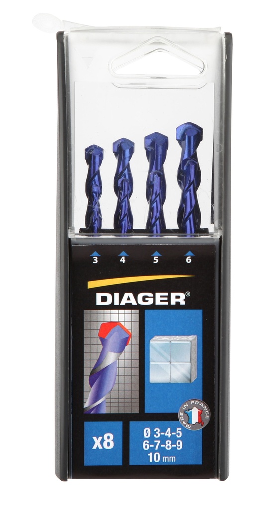 DIAGER - SET KERAMIEK BOREN