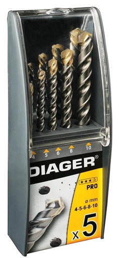 [11.SET.201.C] DIAGER - SET CONCRETE DRILLS SUPER