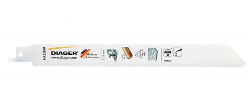 [11.L200.M150.130.5] DIAGER - SCIE SABRE POUR ACIER, TOLE, CUIVRE ET INOX