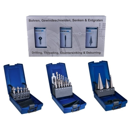 [10.SET.VERZ.TAP.TRAP] PROMEGA PLUS - VERZINKER, MACHINETAP, SPIRAALBOOR, TRAPPLAATBOOR